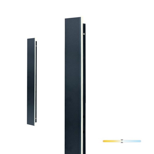 Kinkiet ogrodowy LED MIRANA 12W 60cm 4000K IP44 czarny Kobi - Sklep NewLed