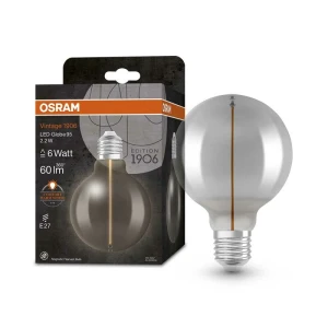 Żarówka LED E27 G95 2,2W 60lm 1800K OSRAM