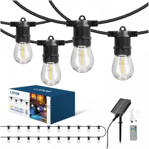 Girlanda Solarna STARLIGHT NEO 20m 20x0,042W E27 IP54 - Sklep NewLed