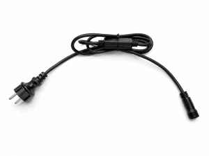  Kabel zasilający do oświetlenia świątecznego 1.5m IP44 220V AC czarny Newled