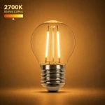 Żarówka LED G45 E27 1W 100 lm 2700K Filament do girland