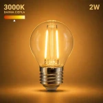 Żarówka LED  2W filament G45 E27 230lm 