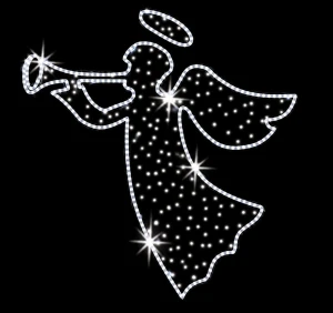 Iluminacja latarniowa Anioł 2D .