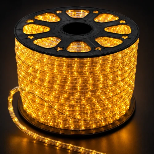 Wąż Led zewnętrzny horyzontalny ŻÓŁTY 2W 220-240V 13mm 36led/m Newled