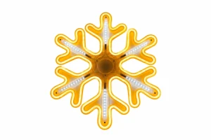 ŚNIEZYNKA PVC fi40cm z efektem snowfall zimny 17w, IP44, 24V~230V, biała ciepła