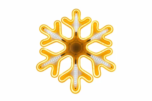 ŚNIEZYNKA PVC fi40cm z efektem snowfall zimny 17w, IP44, 24V~230V, biała ciepła - Sklep NewLed