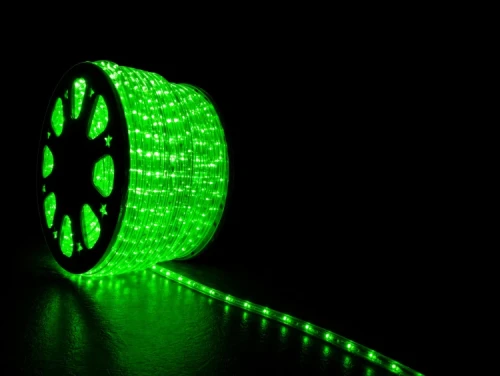Wąż LED 24V zewnętrzny IP67 360° na metry – Oliwkowy zielony