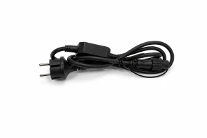 Kabel zasilający czarny 1,5m Superconnect . 