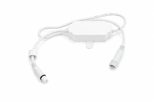 Sterownik superconnect 230v, 100cm, biały przewód, końcowka męska i damska.  230V RGBWW - Sklep NewLed