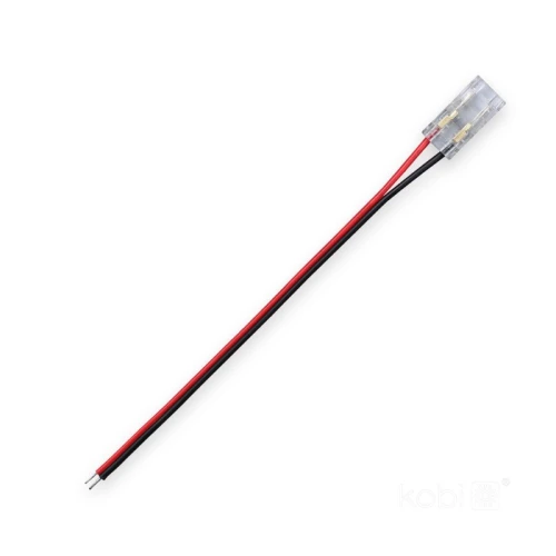 Łącznik 10 cm taśmy LED COB 8mm 2-Pin Kobi - Sklep NewLed