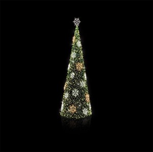 Choinka Stożek 3D LED - 3 WARIANTY