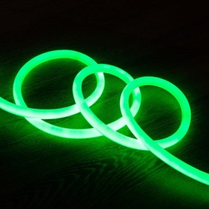 Neon Led Flex 360° Zielony 220V AC IP67 120diod/m