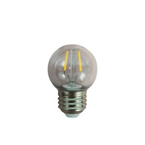 Żarówka LED E27 G45 plastik 2W 125lm IP65