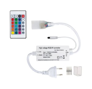 Sterownik Neon LED 11 W/m RGB 220V AC 60 LED/m Półokrągły 180o IP67 Cięcie co 100 cm