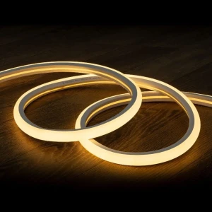 Neon LED flex 180ºb. ciepła 7.5 W/m, 220V AC 100 LED/m IP67