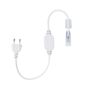 Kabel z prostownikiem do taśm LED SMD/COB 220V AC IP65
