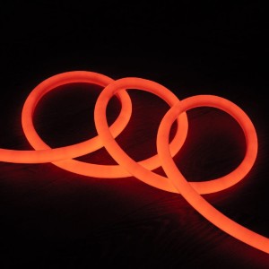 Neon LED Flex 360°  Barwa Pomarańczowa 50 Metrów