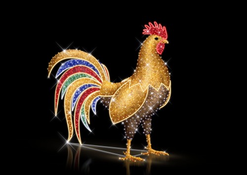 Iluminacja Wielkanocna Kogut 3D 200x200x120cm EFR-07-21-078 - Sklep NewLed