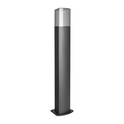 Oprawa ogrodowa PEONIA słupek, E27, max. 15W, IP54, 75 cm, czarna - Sklep NewLed