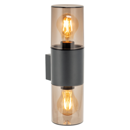 Kinkiet zewnętrzny SALVIA ,2xE27, max. 2x15W, IP54 , szary - Sklep NewLed